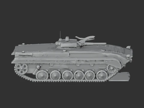 BMP-1 tank 3D Model