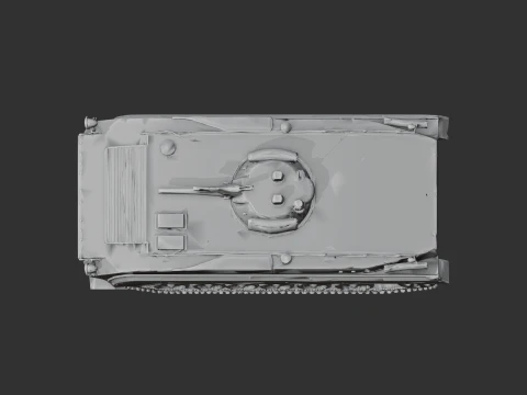 BMP-1 tank 3D Model