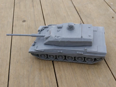 tanque retador 3 Modelo 3D