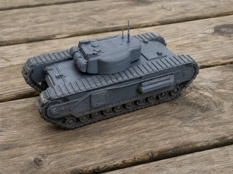 Tanque Churchill Modelo 3D