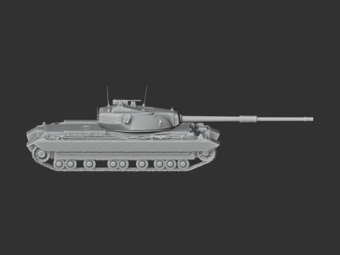 Tanque conquistador Modelo 3D
