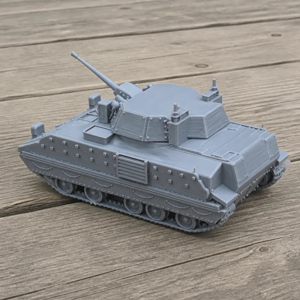Bradley M2 tank 3D Model .c4d .max .obj .3ds .fbx .stl .blend 