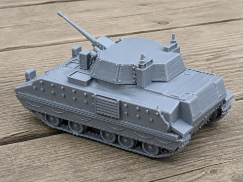 Bradley M2 tank 3D Model