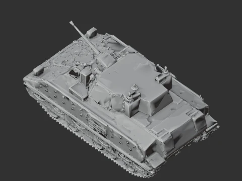 Bradley M2 tank 3D Model