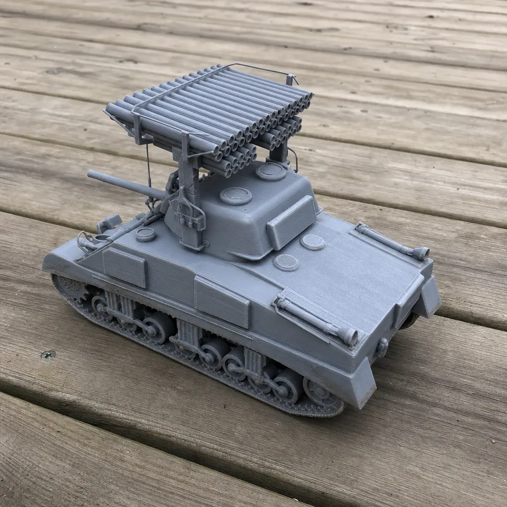 Calliope Sherman tank 3D Model .c4d .max .obj .3ds .fbx .stl .blend 