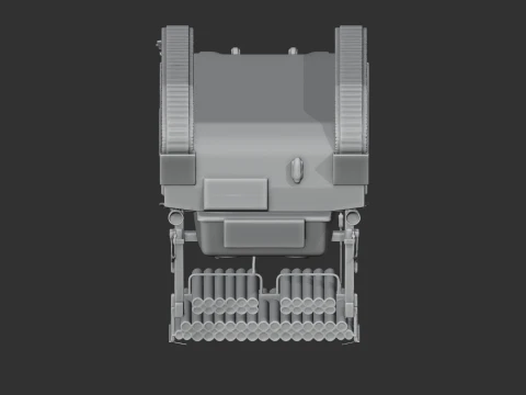 Calliope Sherman tank 3D Model