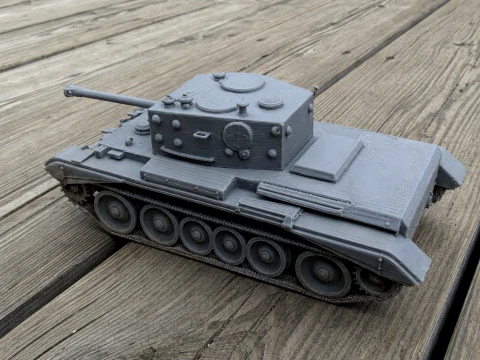 Cromwell IV tank 3D Model