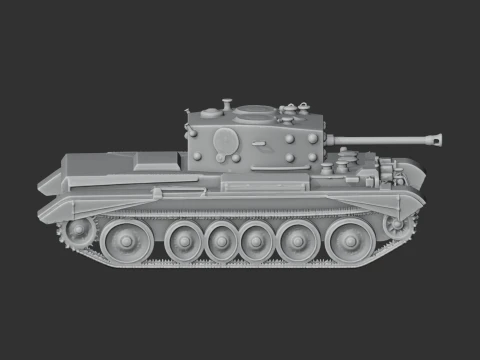 Cromwell IV tank 3D Model