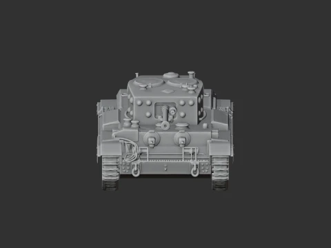 Cromwell IV tank 3D Model