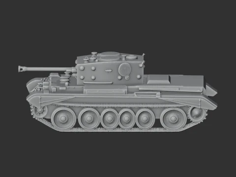 Cromwell IV tank 3D Model