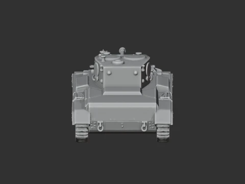 Cromwell IV tank 3D Model