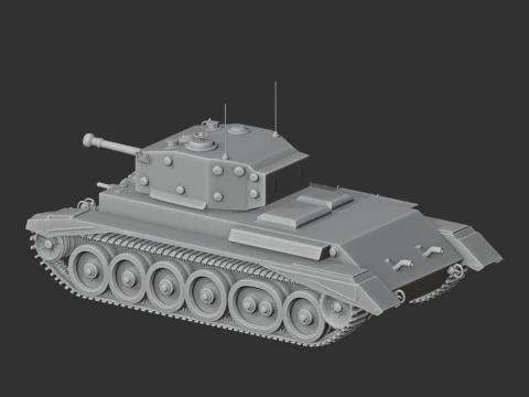Cromwell tank 3D Model
