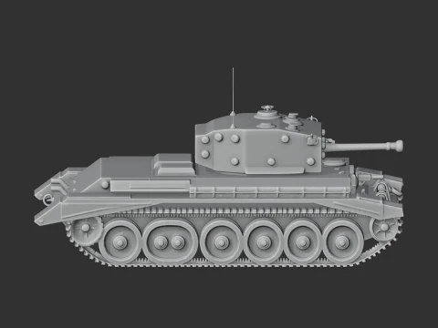 Cromwell tank 3D Model