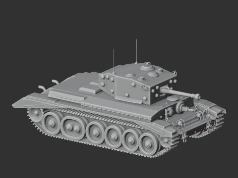 Cromwell tank 3D Model