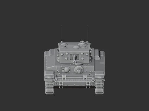 Cromwell tank 3D Model