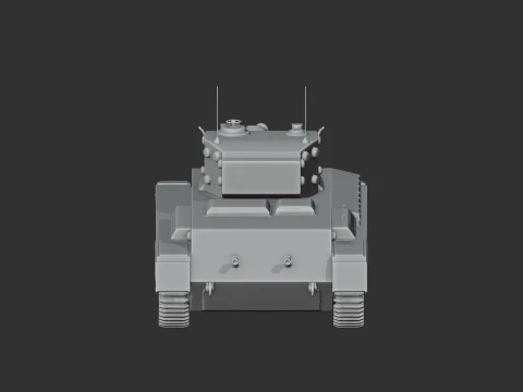 Cromwell tank 3D Model