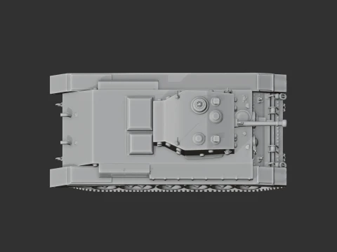 Cromwell tank 3D Model