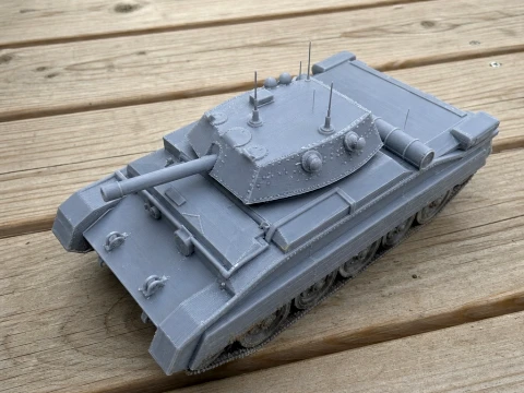 Crusader tank 3D Model
