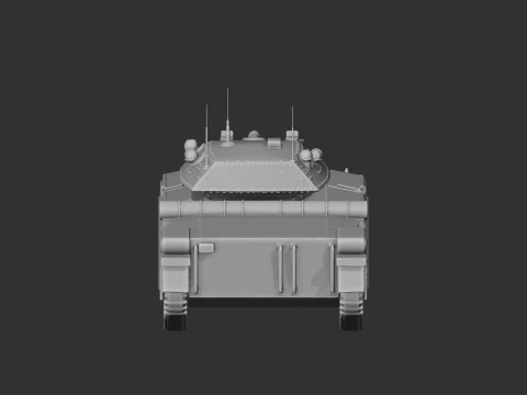 Crusader tank 3D Model