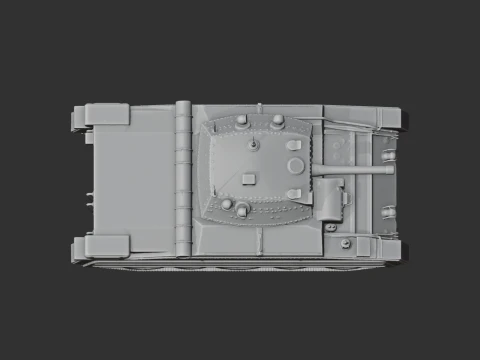 Crusader tank 3D Model