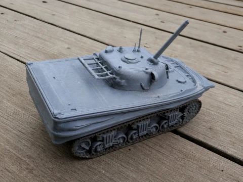 DD Sherman tank 3D Model