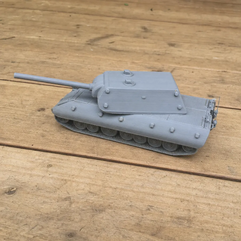 tanque e-100 Modelo 3D .c4d .max .obj .3ds .fbx .stl .blend 