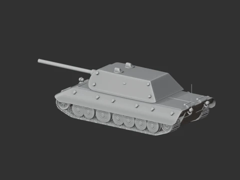 tanque e-100 Modelo 3D