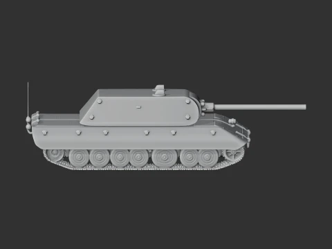 tanque e-100 Modelo 3D