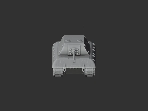 tanque e-100 Modelo 3D