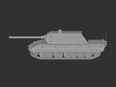 tanque e-100 Modelo 3D