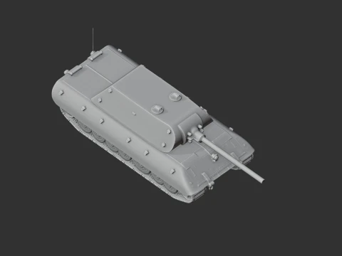 tanque e-100 Modelo 3D