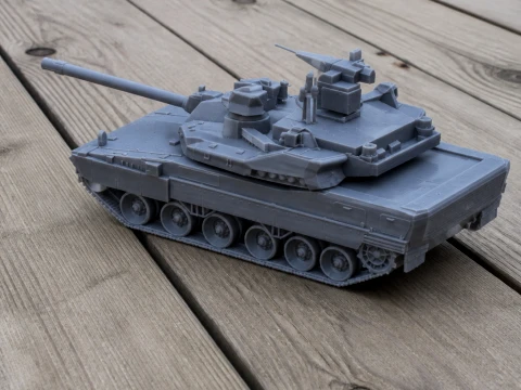 E-MBT tank 3D Model