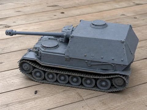 Elefant Ferdinand tank 3D Model