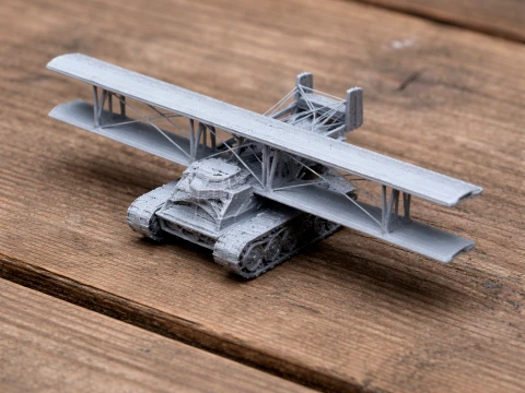 Flying Tank A-40 concept tank 3D Model