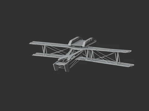 Flying Tank A-40 concept tank 3D Model