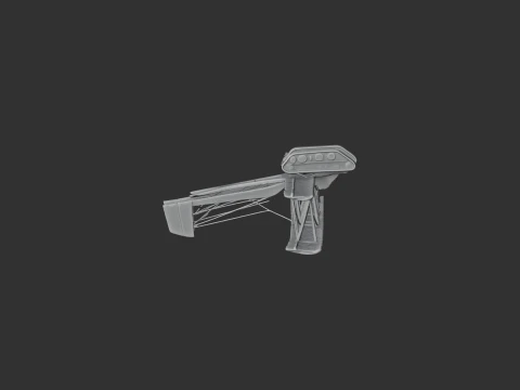 Flying Tank A-40 concept tank 3D Model