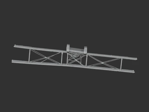 Flying Tank A-40 concept tank 3D Model