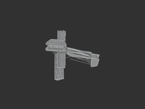 Flying Tank A-40 concept tank 3D Model