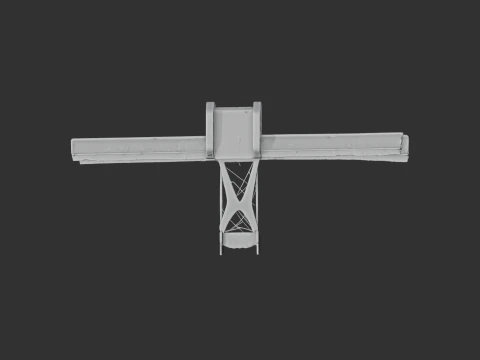 Flying Tank A-40 concept tank 3D Model