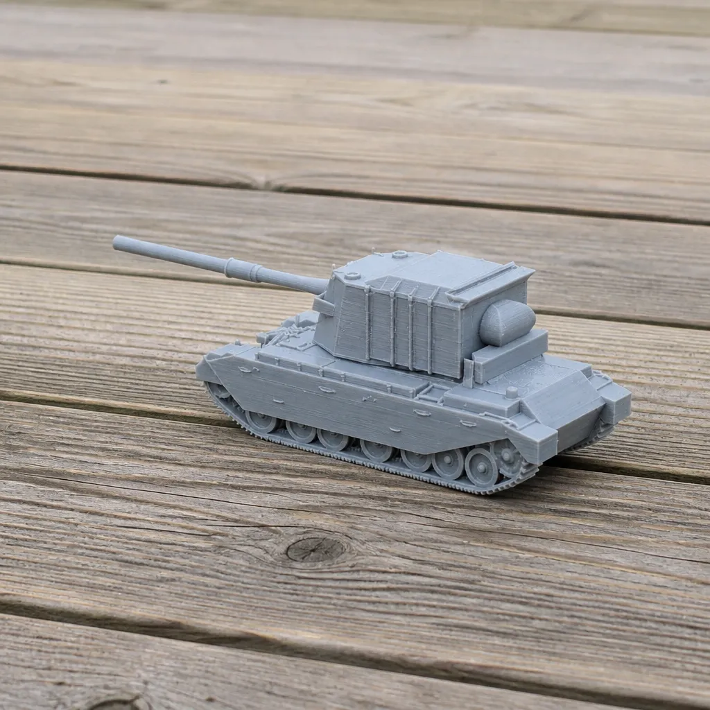 FV4005 tank 3D Model .c4d .max .obj .3ds .fbx .stl .blend 