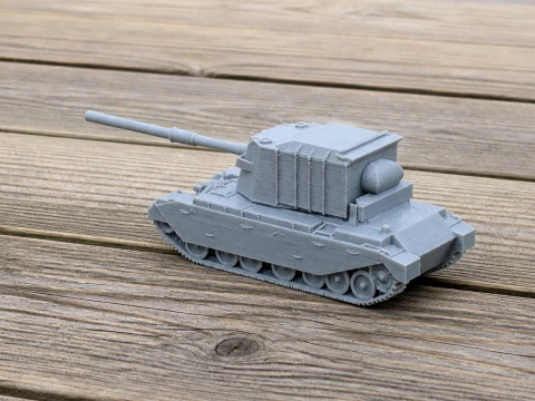 FV4005 tank 3D Model