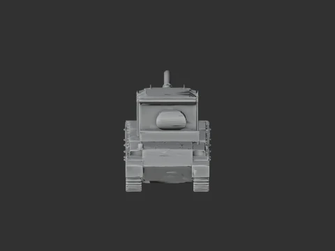 FV4005 tank 3D Model