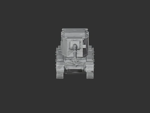FV4005 tank 3D Model