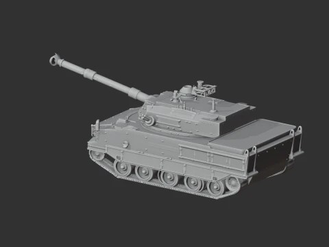 Harimau Malaysian tank 3D Model