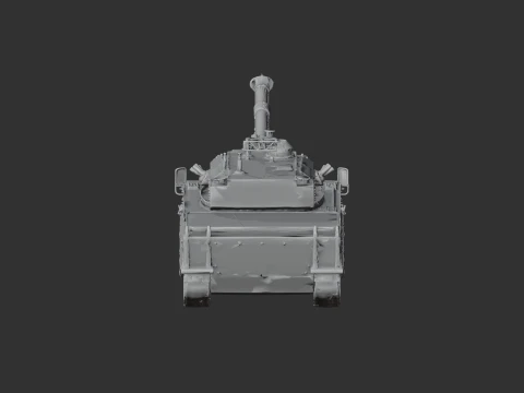 Harimau Malaysian tank 3D Model