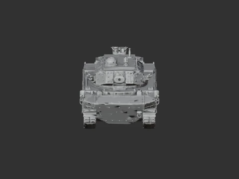 Harimau Malaysian tank 3D Model