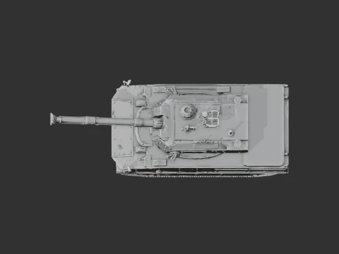 Harimau Malaysian tank 3D Model