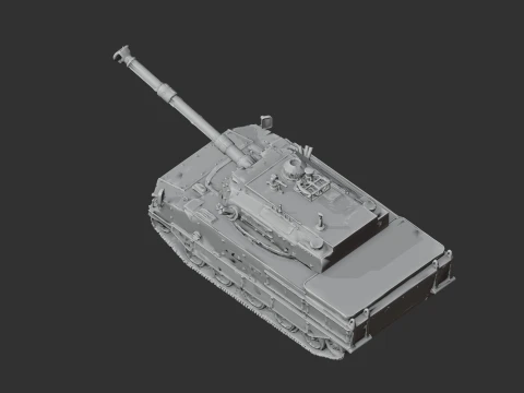 Harimau Malaysian tank 3D Model
