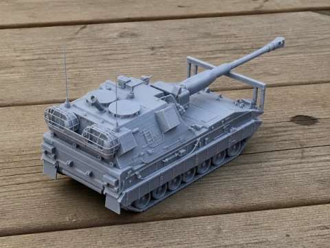 Krab polnischer Selbstfahrlafette-Panzer 3D Modell