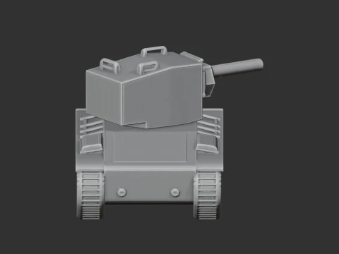 KV-2 tank 3D Model